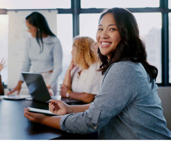 Woman in healthcare sector thinking about a career change